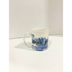 2002 Starbucks Pike Place Market Skyline Collector Series Coffee Mug